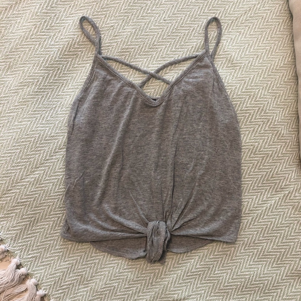 M Boutique Knot Crop Top